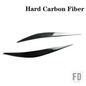 BMW カーボンフロントヘッドライトアイブロウまぶたライトアイブロウステッカー F80 M3 F82 F83 M4 F32 F33 F36 ABS アクセサリー - Hard Carbon Fiber