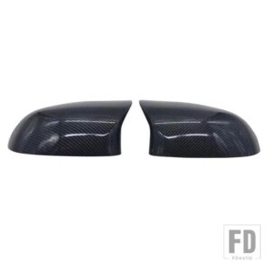BMW リアビューサイドミラーカバーバックミラーキャップ X3 X4 X5 X6 F25 F26 F15 F16 カーボンオートグロスブラック 14-18 - Carbon Fiber