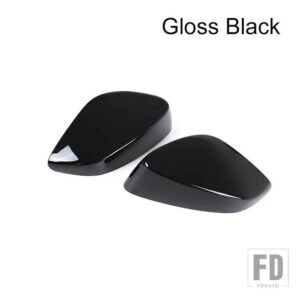 トヨタ スバル 2個 カーボン ABS バックミラーカバーキャップ 86 BRZ 2012-2020 グロスブラック自動車新アクセサリー - Gloss black