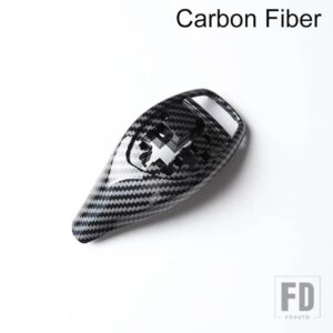 BMW カーボンギアノブシフトレバーカバー交換 LHD RHD スポーツ F30 F31 F10 F32 F33 F34 F06 F12 F25 F26 13-17 - Carbon Fiber