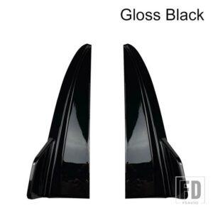 メルセデスベンツ リアバンパーディフューザーサイドスプリッター Cクラス W205 C180 C200 C250 C260 C300 C43 C63 S AMG アクセサリー 2015-2 - Gloss black