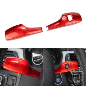 BMW ウインカーフロントガラスワイパーレバースイッチカバートリム 1 3 5 6 7シリーズ GT F30 F35 F20 F21 F10 F11 F18 F07 F01 F02 - Red