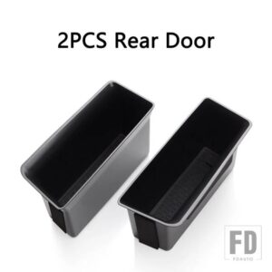 VW ドア収納ボックスドアハンドルコンテナ ゴルフ MK8 GOLF8 2020 フロントドアボックス/リアドアボックス自動 - 2PCS Rear Door