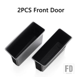 VW ドア収納ボックスドアハンドルコンテナ ゴルフ MK8 GOLF8 2020 フロントドアボックス/リアドアボックス自動 - 2PCS Front Door