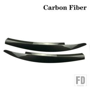 VW フロントヘッドライトアイブロウまぶたライトアイブロウトリム シロッコ R GTS 2008-2017 自動 ABS まぶた - Carbon Fiber
