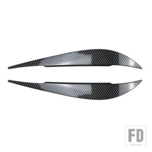 BMW フロント ABS 光沢ヘッドライトアイブロウまぶたアイブロウ 4シリーズ F32 F33 F36 M4 420D 420I 425D 430I 435I 440I 2013-2021 - Carbon Fiber