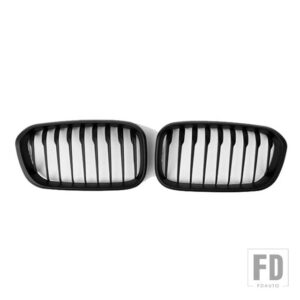 BMW キドニー交換フロントグリル F20 F21 118I 120I 125I 2015-2018 レーシンググリルグロスブラックグリル自動 - Matte Black