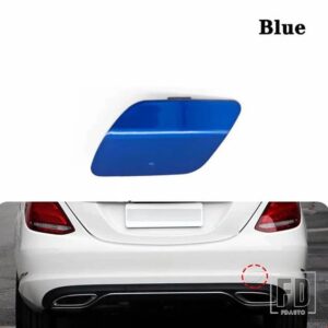 メルセデスベンツ Cクラス W205 2015-2021 リアバンパー牽引フックアイカバートリムトレーラーカバーキャップ 2058850224 オートアクセサリー - Blue