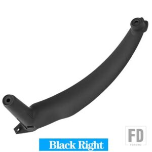 BMW 車内ドアプルハンドル内側カバーパネルトリムアームレスト交換ブラケット X5 X6 E70 E71 E72 2007-2013 - BLACK RIGHT