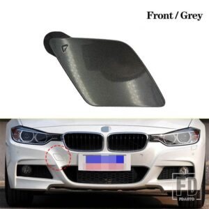 BMW フロントバンパー牽引フック牽引アイカバーキャップトレーラー牽引牽引 F30 F31 F35 M スポーツ 2012-2019 オートアクセサリー - Front Grey