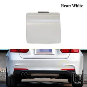 BMW フロントバンパー牽引フック牽引アイカバーキャップトレーラー牽引牽引 F30 F31 F35 M スポーツ 2012-2019 オートアクセサリー - Rear White