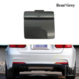 BMW フロントバンパー牽引フック牽引アイカバーキャップトレーラー牽引牽引 F30 F31 F35 M スポーツ 2012-2019 オートアクセサリー - Rear Grey