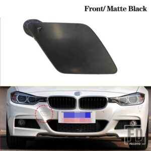 BMW フロントバンパー牽引フック牽引アイカバーキャップトレーラー牽引牽引 F30 F31 F35 M スポーツ 2012-2019 オートアクセサリー - Front Matte Black