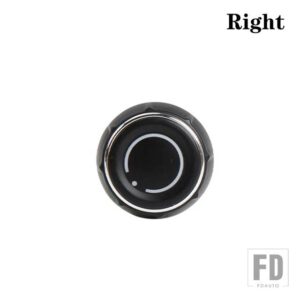 ポルシェ カーセンターコンソールオーディオボリュームノブカバー CD コントロールスイッチボタンカイエンパナメーラマカンボクスター 911 718 - right