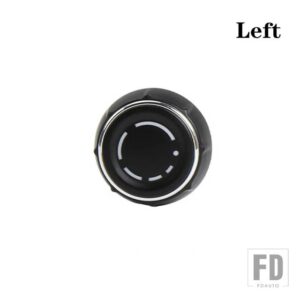 ポルシェ カーセンターコンソールオーディオボリュームノブカバー CD コントロールスイッチボタンカイエンパナメーラマカンボクスター 911 718 - left