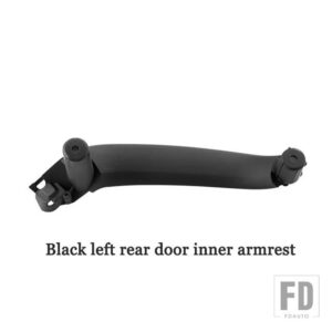 BMW LHD RHD ドアインテリアインナーハンドルプルトリムカバー F25 X3 F26 X4 2010-2017 オートスタイリングアクセサリー - Black Left rear
