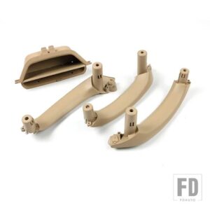 BMW LHD RHD ドアインテリアインナーハンドルプルトリムカバー F25 X3 F26 X4 2010-2017 オートスタイリングアクセサリー - 4Pcs Beige