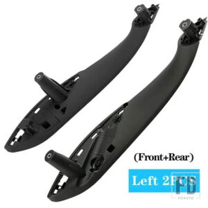 BMW 3/4シリーズ M3 M4 F30 F80 F31 F32 F33 F34 F35 F36 F82 車内ドアプルハンドル内側パネルトリム交換 - Black Left 2PC