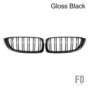 BMW 4シリーズ F32 F33 F36 M3 F80 M4 F82 カーボンフロントバンパーグリルレーシンググリル 12-18 グリルグリル - Gloss black