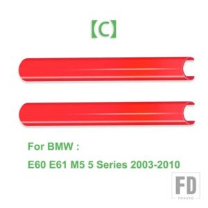 BMW 2個 フロントグリルトリムストリップカバーフレームステッカー F10 F11 E60 F30 F31 F32 F33 F20 F22 F06 F12 F01 F02 F25 F26 G20 G28 - C Red