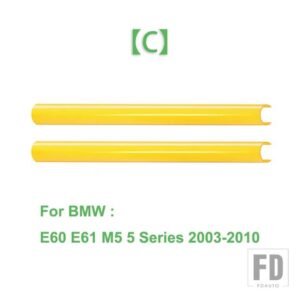 BMW 2個 フロントグリルトリムストリップカバーフレームステッカー F10 F11 E60 F30 F31 F32 F33 F20 F22 F06 F12 F01 F02 F25 F26 G20 G28 - C Yellow