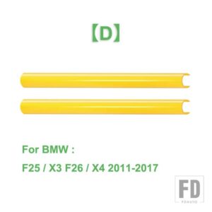 BMW 2個 フロントグリルトリムストリップカバーフレームステッカー F10 F11 E60 F30 F31 F32 F33 F20 F22 F06 F12 F01 F02 F25 F26 G20 G28 - D Yellow