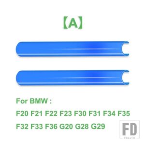 BMW 2個 フロントグリルトリムストリップカバーフレームステッカー F10 F11 E60 F30 F31 F32 F33 F20 F22 F06 F12 F01 F02 F25 F26 G20 G28 - A Blue