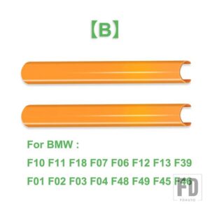 BMW 2個 フロントグリルトリムストリップカバーフレームステッカー F10 F11 E60 F30 F31 F32 F33 F20 F22 F06 F12 F01 F02 F25 F26 G20 G28 - B Orange