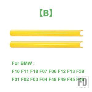 BMW 2個 フロントグリルトリムストリップカバーフレームステッカー F10 F11 E60 F30 F31 F32 F33 F20 F22 F06 F12 F01 F02 F25 F26 G20 G28 - B Yellow
