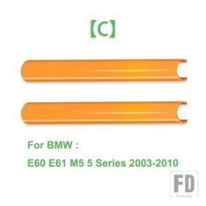 BMW 2個 フロントグリルトリムストリップカバーフレームステッカー F10 F11 E60 F30 F31 F32 F33 F20 F22 F06 F12 F01 F02 F25 F26 G20 G28 - C Orange