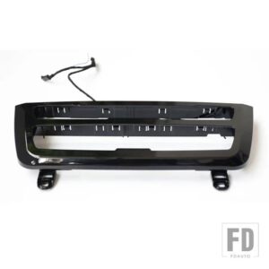 BMW ラジオトリム LED ダッシュボードセンターコンソール AC パネルライトブルーオレンジムードライト 3/4シリーズ F30 F31 F32 F34 F36 - Piano Black