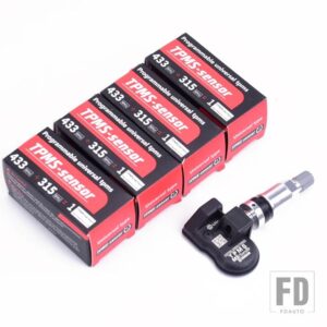 汎用 1個TPMS タイヤエア圧モニターセンサーシステム 2IN1 315MHZ + 433MHZ MX プログラマブルセンサープログラミング TS508 TS600 - 4PCS Metal