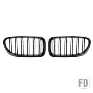 BMW グロスフロントグリルワイドキドニーグリルグリル 5シリーズ F10 F11 520D 530D 540I 528I 535I M5 フロントバンパーグリル - Gloss black