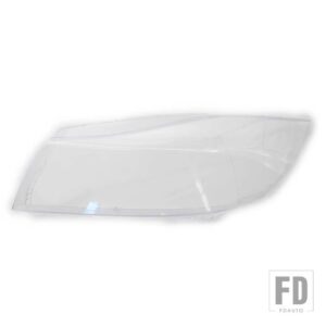 BMW フロントヘッドライトレンズカバー E90 E91 3 2005 2006 2007 2008 ガラス自動ハロゲンヘッドランプランプシェードクリア - left