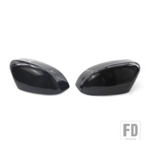 フォード カーボン明黒サイドバックミラーカバーフォーカス MK2 MK3 2008-17 - Black