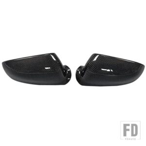 ゴルフ MK5 GTI ジェッタ 5 カーボンパサート B6 B5.5 サイドウイングミラーカバーキャップシャランゴルフプラス EOS - Carbon Fiber