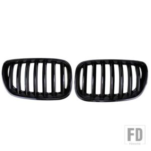BMW フロントグロスブラックキドニースポーツグリルフードグリル E53 X5 LCI 2004 2005 2006 スタイリング - Gloss black