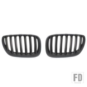 BMW フロントグロスブラックキドニースポーツグリルフードグリル E53 X5 LCI 2004 2005 2006 スタイリング - Matte Black