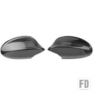 BMW ABS カーボンカラーバックミラーサイドミラーカバーキャップ E90 E91 2005-2007 E92 E93 2006-2009 M3 スタイル E80 E81 E87 - Carbon Fiber