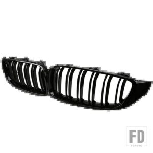 BMW ブラックフロントキドニーグリルスラット M4 スタイルグリル F32 F33 F36 F80 F82 2013-2018 カブリオレクーペ 425I 430I 440I 435I - II type