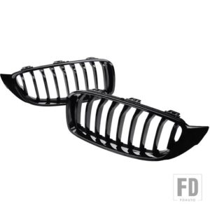 BMW ブラックフロントキドニーグリルスラット M4 スタイルグリル F32 F33 F36 F80 F82 2013-2018 カブリオレクーペ 425I 430I 440I 435I - I type