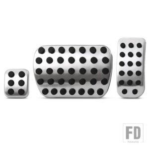 メルセデスベンツ ステンレスペダルパッドカバー V クラスビトメトリスビアノ W639 W447 アクセサリー - Silver