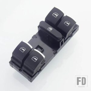 クロームヘッドライトスイッチ VW ゴルフ 5 6 GTI MK5 MK6 ジェッタ 5 6 パサート B6 トゥーラン ティグアン シート アルハンブラ OEM 5ND 941 - B