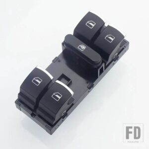 クローム自動ヘッドライトスイッチフォグヘッドライトランプノブ VW ゴルフジェッタ MK5 MK6 GTI パサートトゥーランティグアン 5ND 941 431 B - B