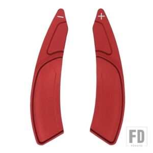 シトロエン プジョー C4 カクタスグランドピカソベルランゴ C5 C6 AIRCROSS 508 5008 408 ホイールパドル DSG ギアステッカー - Red