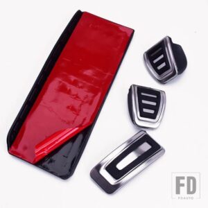 アウディ 燃料ブレーキデッドペダルカバーセット DSG レストペーストセアト レオン 5F MK3 シュコダオクタヴィア A7 A3 Q2 - Paste rest MT
