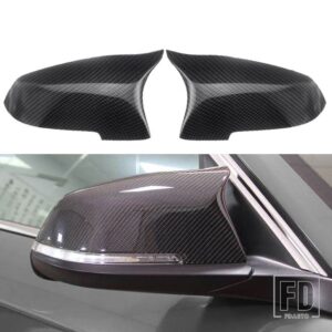 BMW 5 6 7シリーズ F10 F11 F18 GT 5GT F07 F06 F12 F01 520I 523I 525I 530I カーボンサイドバックミラーカバーキャップ - Carbon Fiber