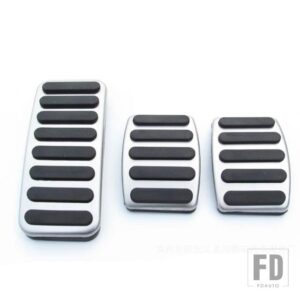 スズキ クラッチブレーキアクセルペダルフットレストペダルカバー VITARA 2016-19 スタイリング - White