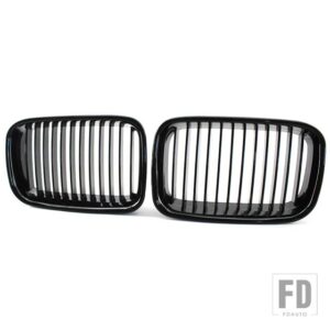 BMW 黒グリル ABS フロント交換フードキドニーグリル E36 1994 1995 1996 318I 323I 325I 320I 328I M3 - Gloss black
