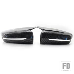 BMW LHD カーボン外装サイドバックミラーカバートリム 3/5/6/7/8 シリーズ G11 G12 G14 G15 G16 G20 G21 G30 G31 2019 2020 - Carbon Fiber